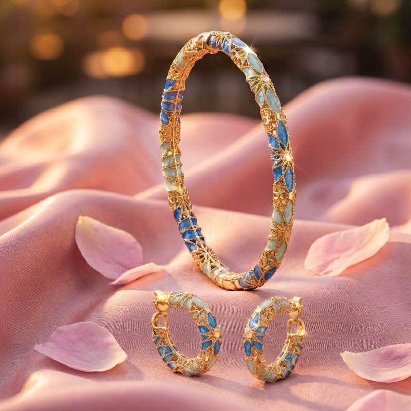 Bella Mare Bangle & Earrings