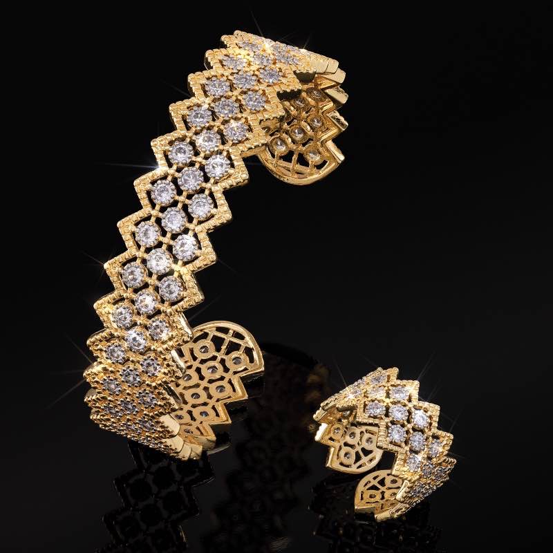 Palazzo Cuff & Ring Set