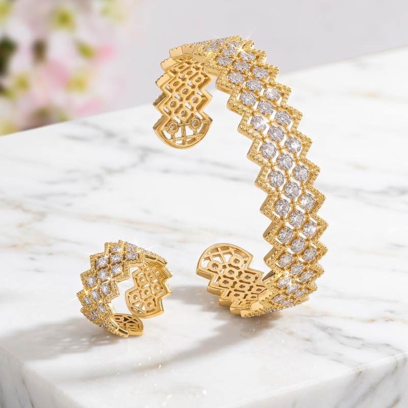 Palazzo Cuff & Ring Set