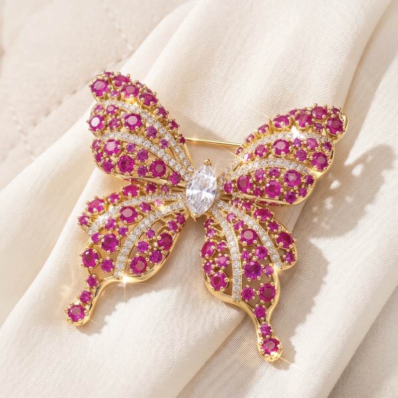 Butterfly in Bloom Brooch