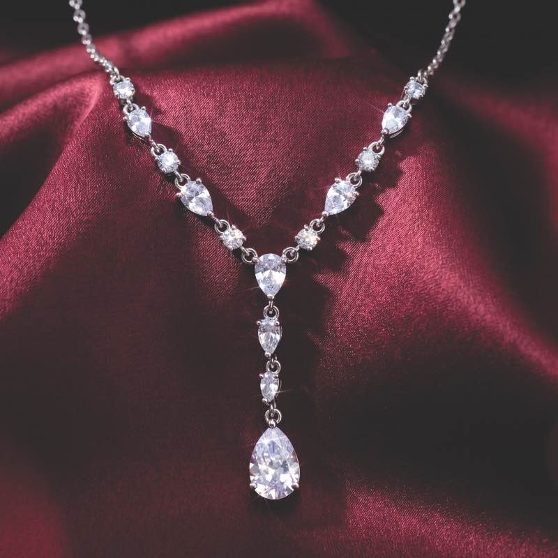 DiamondAura Grand Cascade Necklace