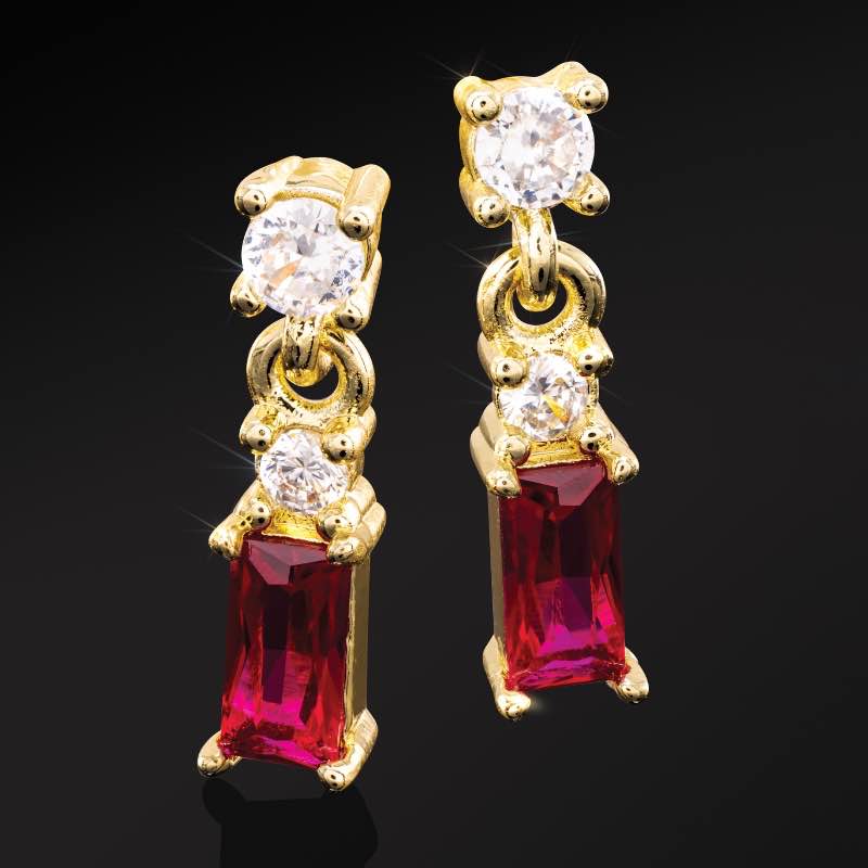 Rouge Royale Ruby Earrings