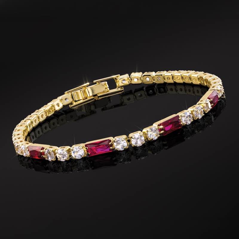 Rouge Royale Ruby Bracelet & Earrings