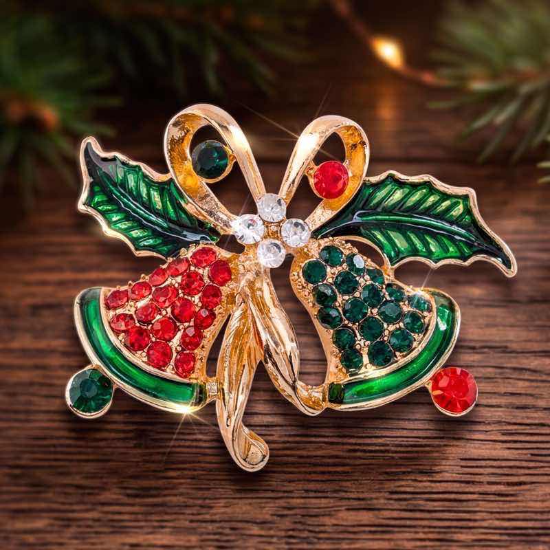 Merry & Bright Brooch (Set of All Four)