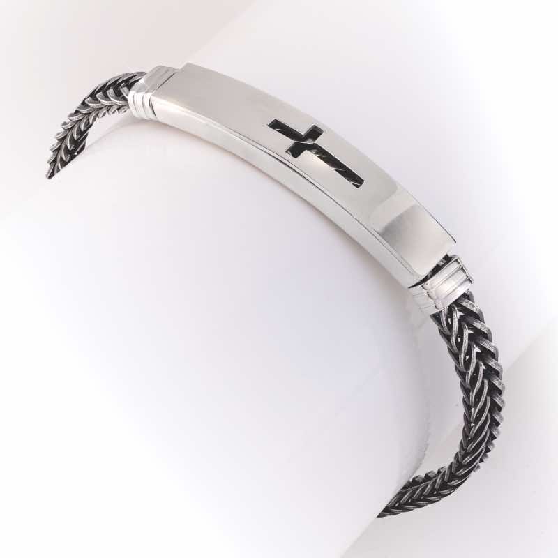 The Defender Italian Cross Bracelet