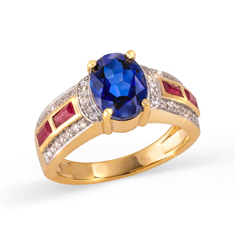 America the Beautiful Ring and Earrings