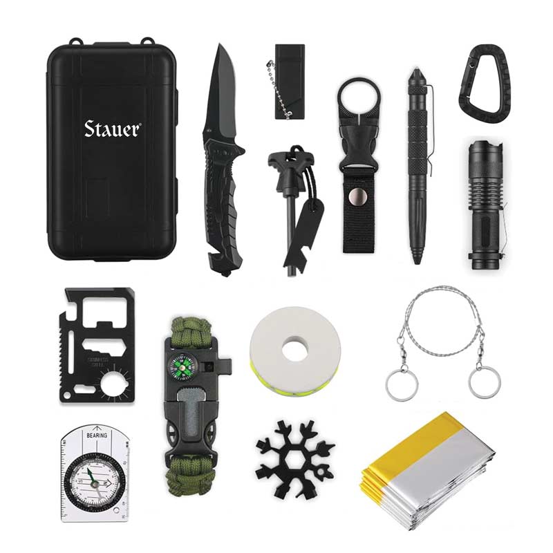 Stauer 14-in-1 Survival Kit
