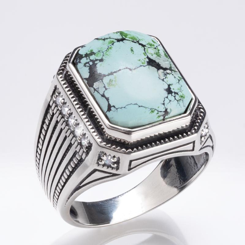 Men's Pure Turquoise Ring