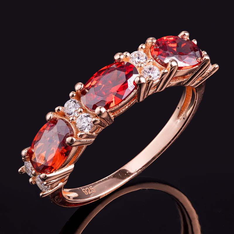 Stress-Free Glamour Ring (Ruby Red)