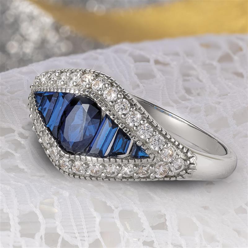 Blue Spinel Ring