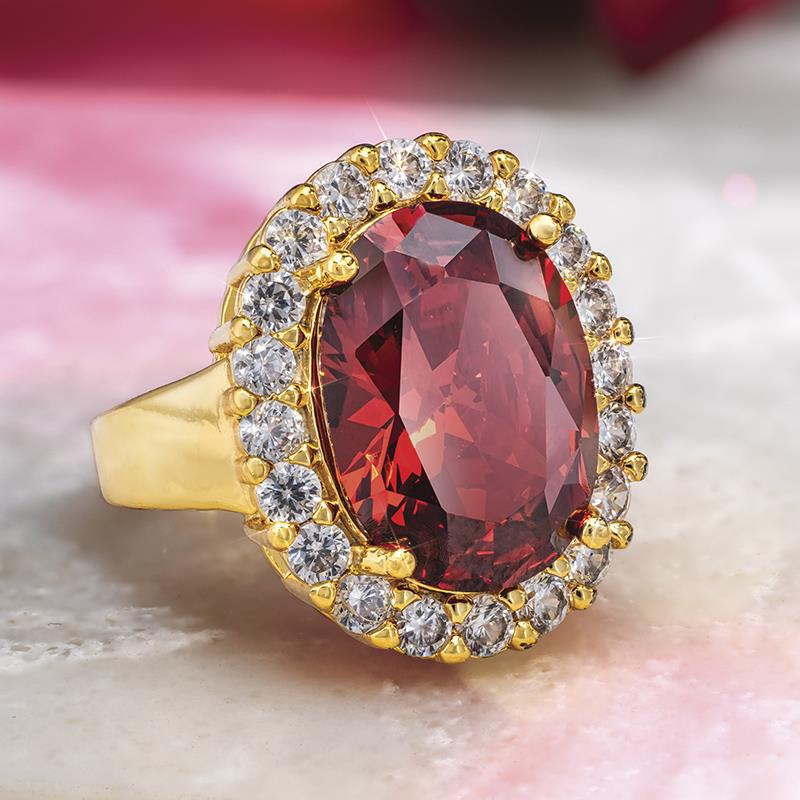 Coast Diamond Red Tourmaline Ring 200-06965 - Moses Jewelers