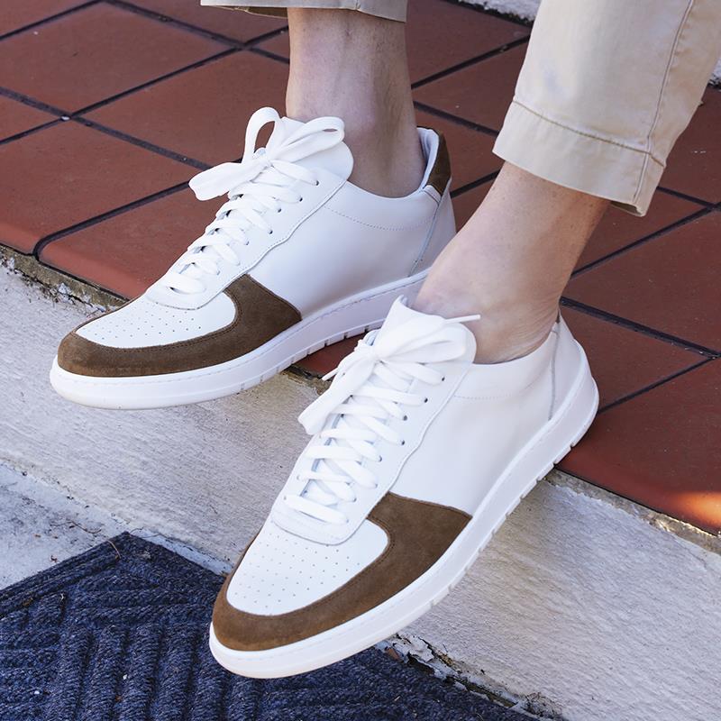 Italian-Made Toro Sneakers (White)
