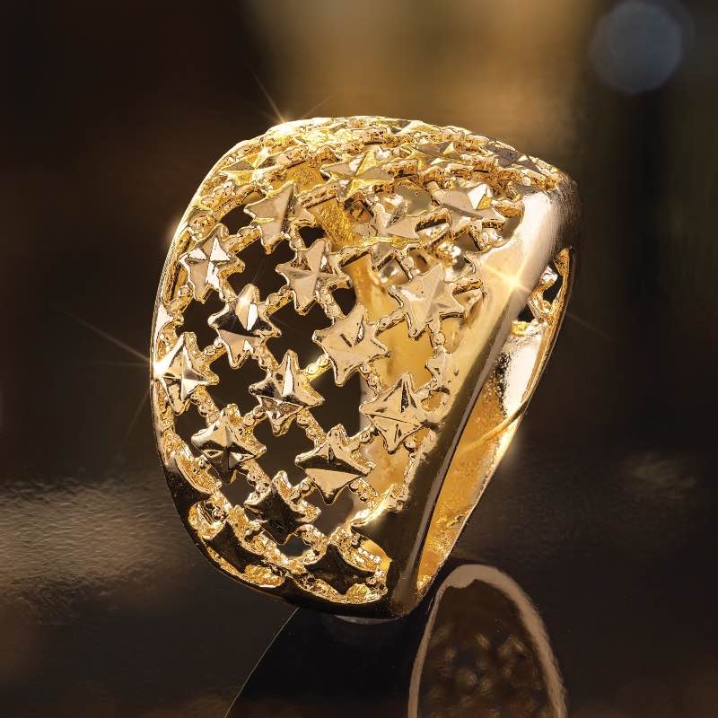 Italian Quatrefoil Ring