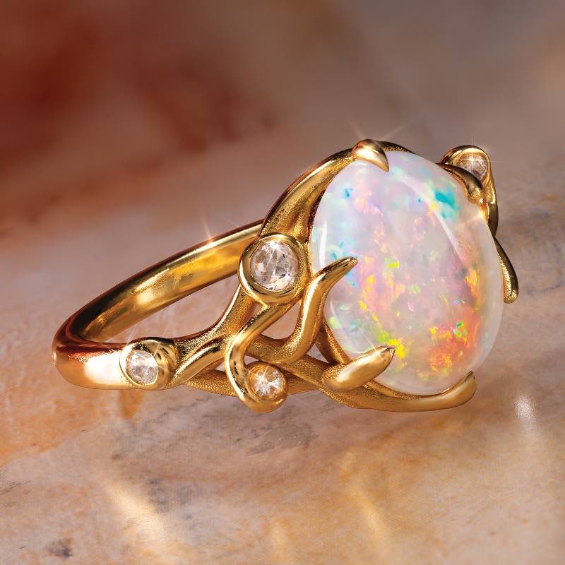 Fire & Light Lab-Opal Ring
