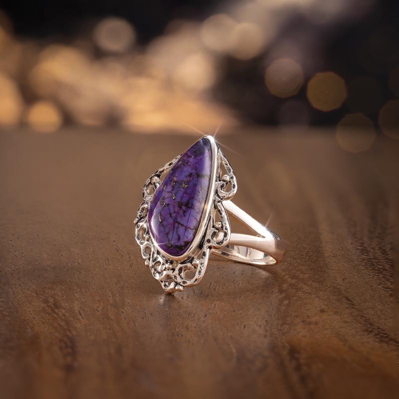 Purple Sage Turquoise Ring