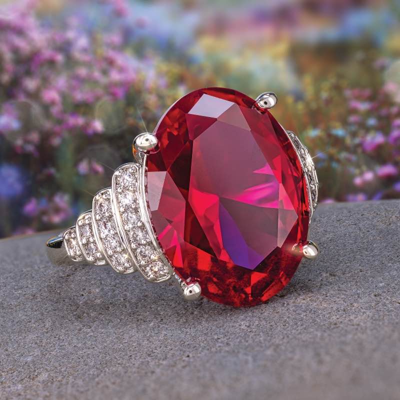 Ruby After Dark Ring