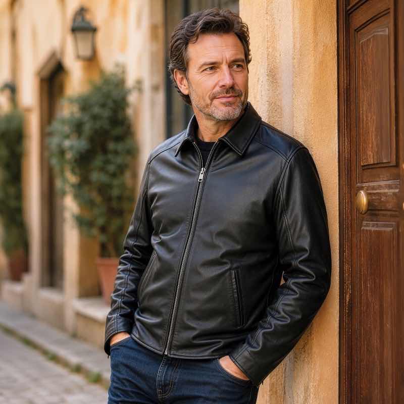 Milano Leather Bomber