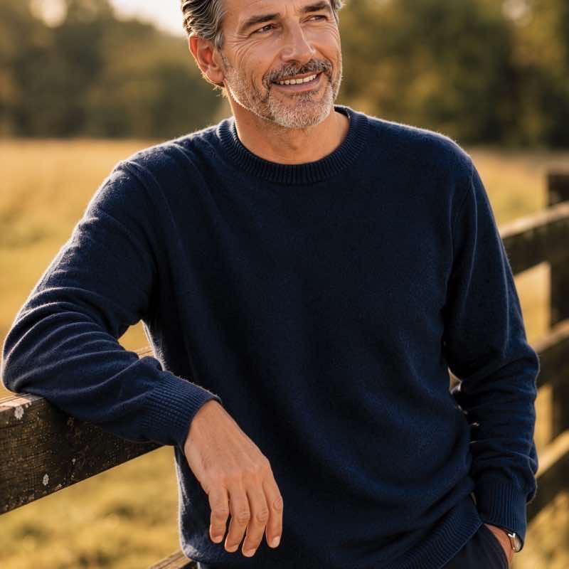Cashmere Revival Sweater (Deep Navy)