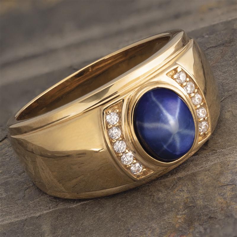 Men's Rock Star Sapphire Ring
