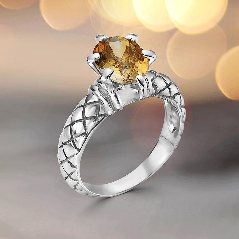 Artisan Citrine Ring