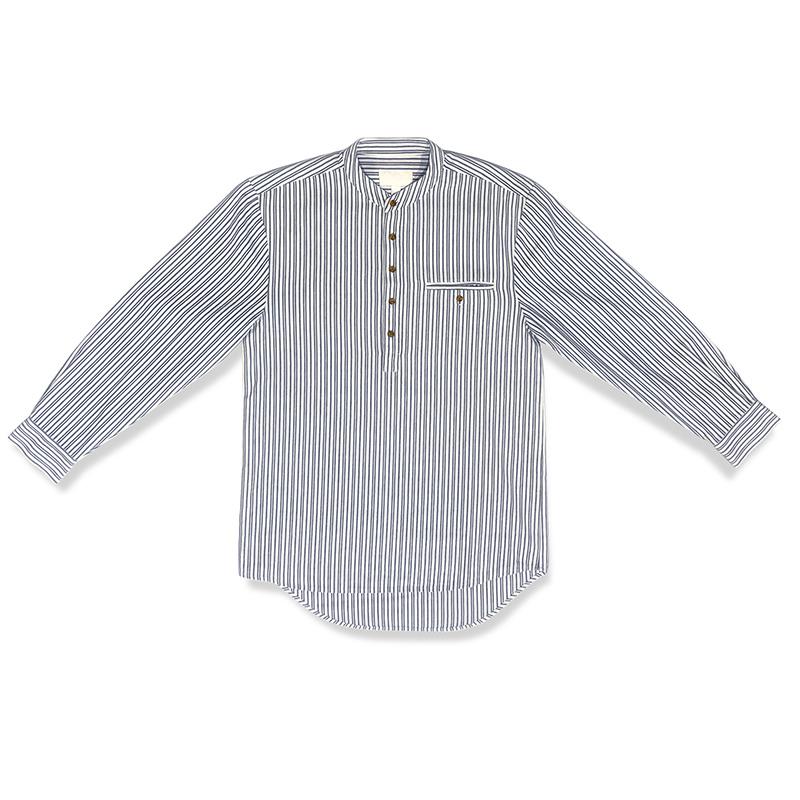 Grandfather Shirt (Pin Stripe)