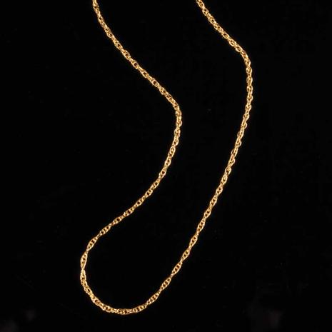 18" Gold Vermeil Rope Chain