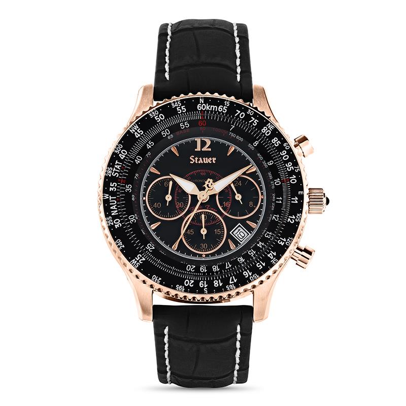 Stuart. Watch Stauer Corso Black Dial Watch Free Flyboy Sunglasses