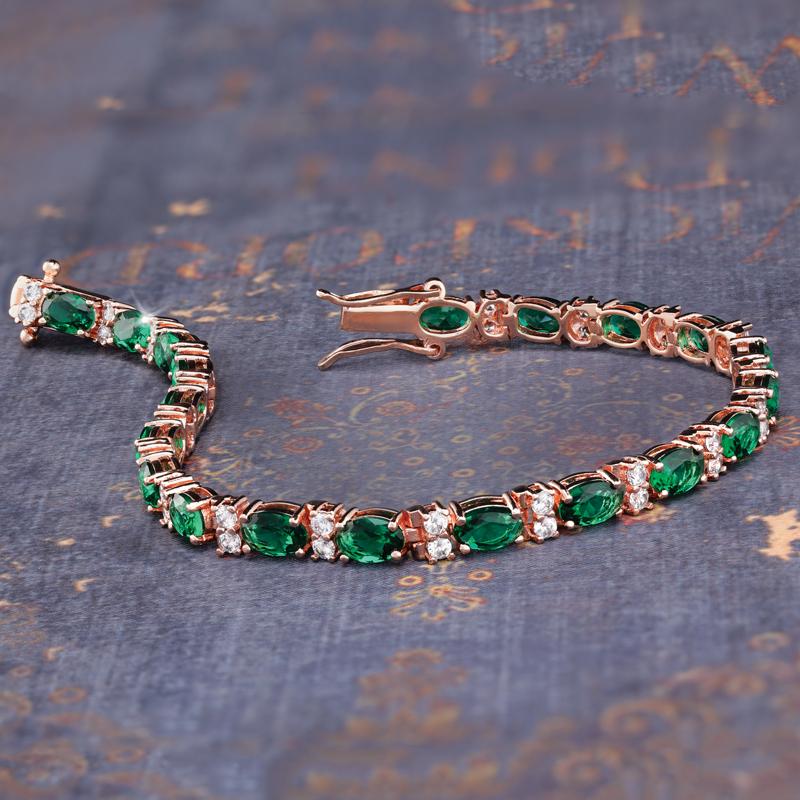 Bracelet emerald Clearance