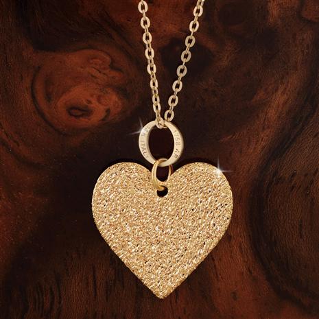 14K Italian Gold Heart Pendant