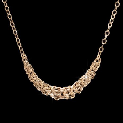 Lustro Necklace in 18K Italian Gold-finished Sterling Silver