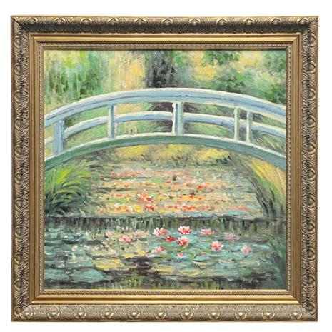 The Water Lily Pond by Claude Monet