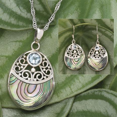 Abalone Blue Topaz Collection