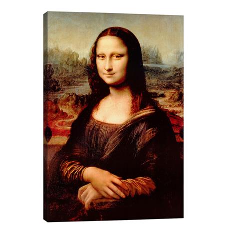 Leonardo da Vinci's "Mona Lisa" Gallery Wrapped Canvas