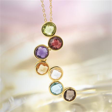 Luxury Gems Bubble Necklace