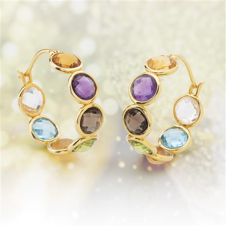 Luxury Gems Bubble Earrings