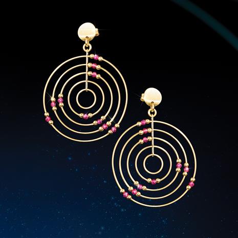 Copernicus Ruby Root Earrings