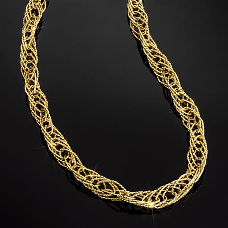 Oro Swirl Link Chain