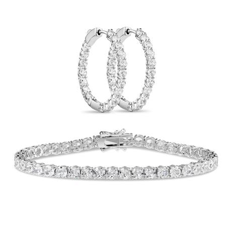 Love Wins Tennis Bracelet & Earrings
