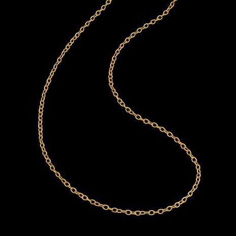 Gold Rolo Link Chain (14k)