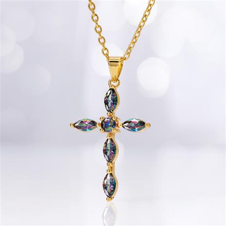 Brilliant Faith Cross Necklace