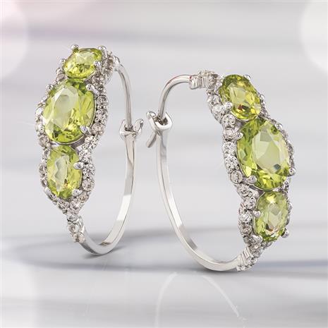 Gem for the Ages Peridot Earrings