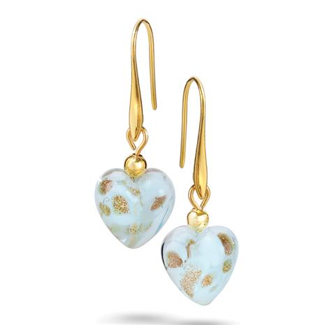 Murano Heart Earrings