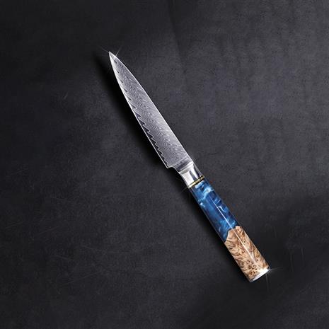 Blue Damascus Chefs Paring Knife