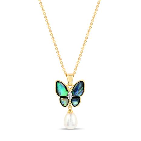 Fluttering Butterfly Necklace