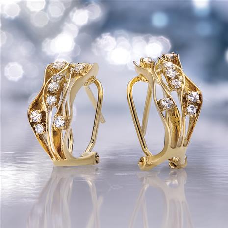 Jewelers Apex Lab-Grown Diamond Earrings (1/4 ctw)
