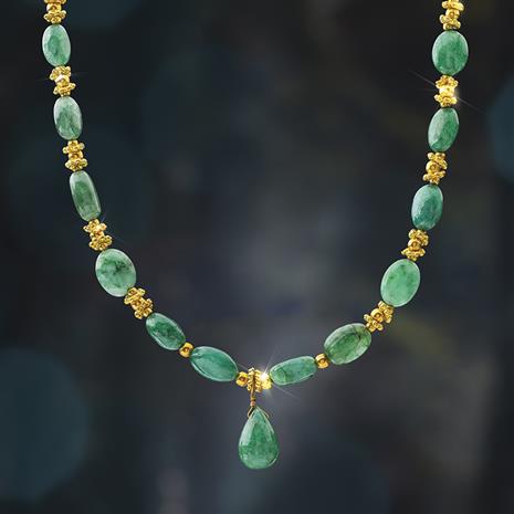 Victorian Emerald Necklace