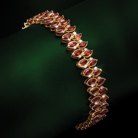 Garnet Starlet Bracelet