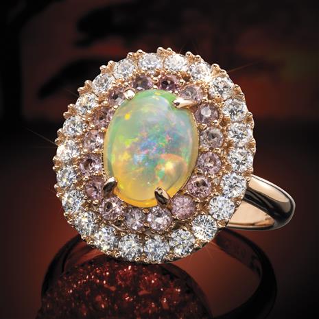 Rains Down in Africa Opal Ring