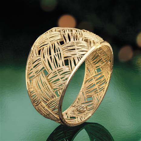 Italian-Made 14K Gold Dreamweaver Ring