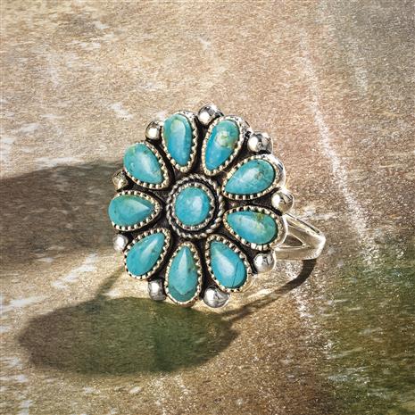Tucson Sun Turquoise Ring